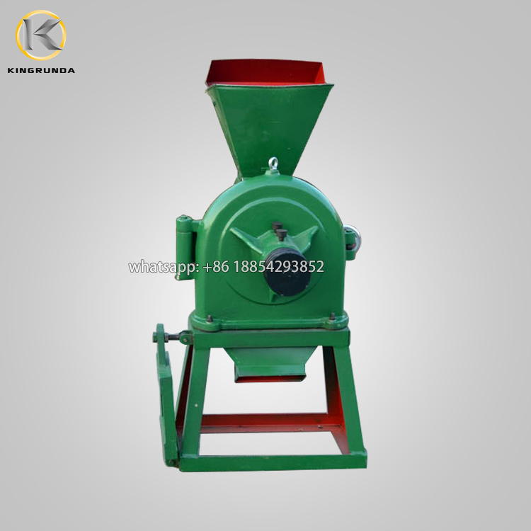 Small Capacity Corn Maize Grain Disk Mill Crushing Grinder Grinding Machine 